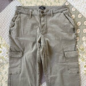LuLaRoe Cargo Jeans in Green/Gray